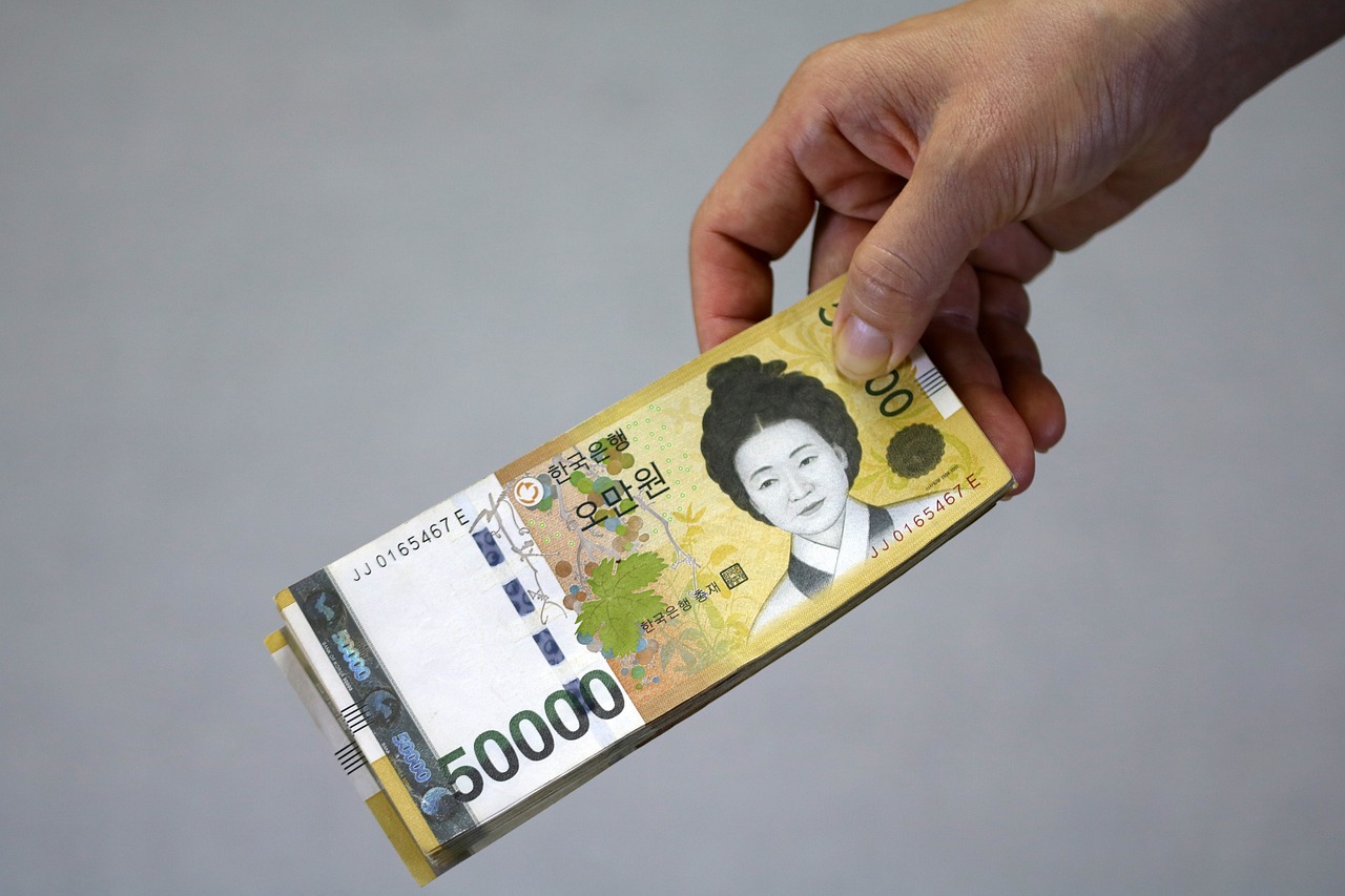 5만원 권 사진. 2025년 최저임금이 1만원을 넘었다