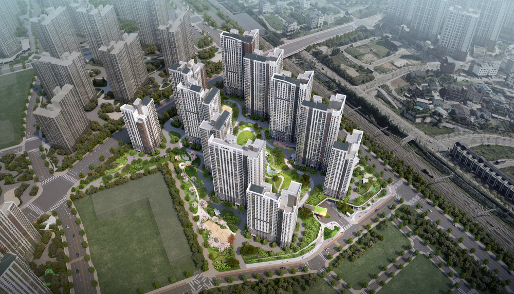 천안 아이파크 시티 2단지 조감도