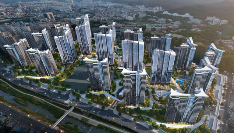 HDC현대산업개발이 선보이는 광주 학동4구역 재개발 사업 조감도