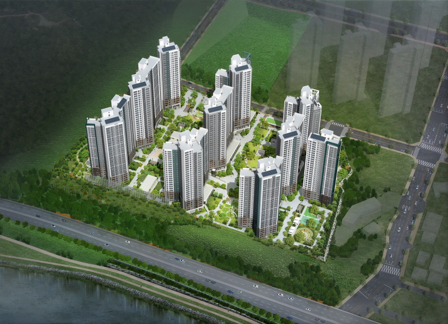 광양 푸르지오 센터파크 조감도