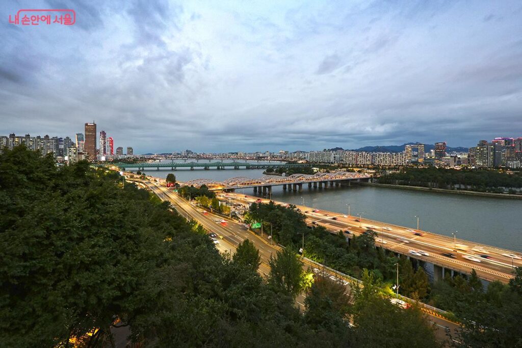 노량진에서 바라 본 한강 풍경. 사진=서울시