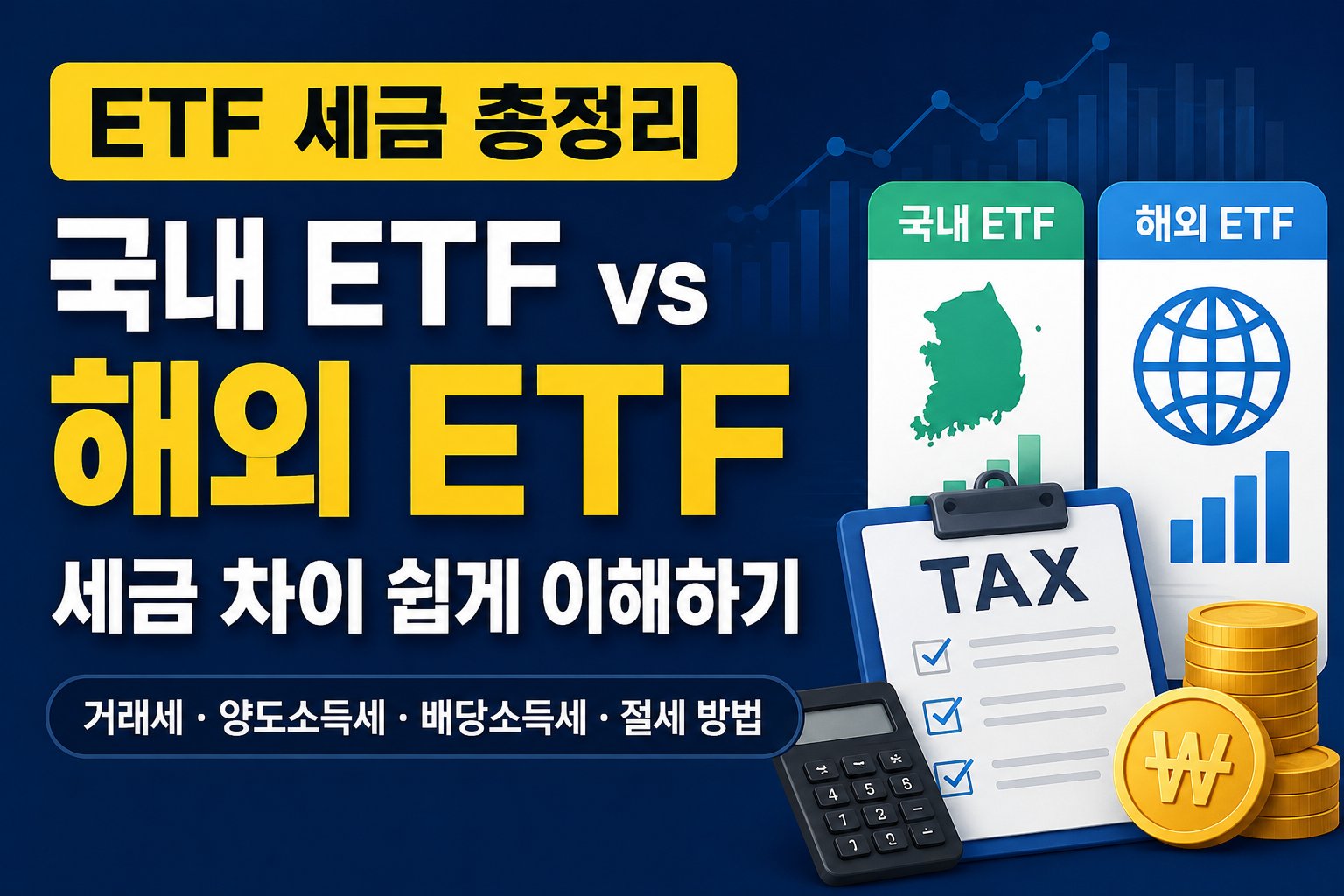 ETF 세금 총정리 2026 국내 ETF 세금·해외 ETF 세금·ETF 절세 완벽 가이드