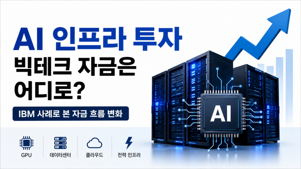 AI 인프라 투자 왜 주목받나? IBM 사례로 본 빅테크 자금 흐름 변화